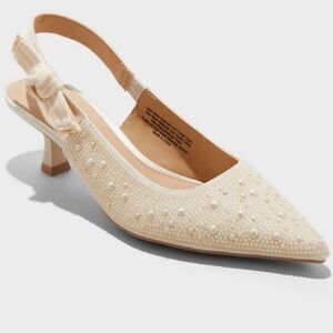 A New Day Milan Pearl Slingback Heels